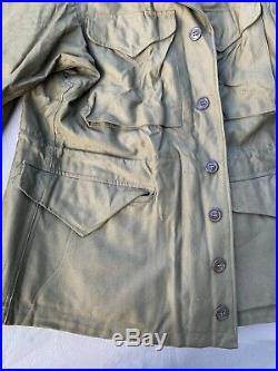 Amazing Unissued Original Wwii Us Army M-43 Field Jacket Size 40s Wow