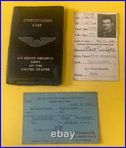 Army Air Corps Pilot's ID Wallet With ID 1940