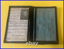 Army Air Corps Pilot's ID Wallet With ID 1940