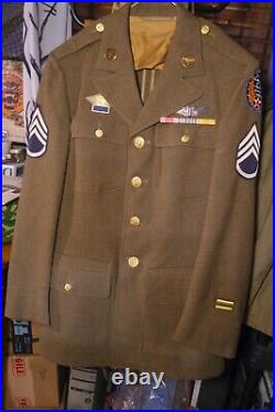 Authentic Original WWII 20th Air Force US Army Jacket with Silver Bomber Wings