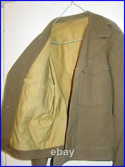 Authentic Original WWII US ARMY AIR FORCE IKE JACKET With Emblems Size 38R