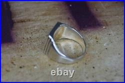 Authentic WWII U. S. Army Air Corps/Force Sterling Silver Ring Pilot Air Crew