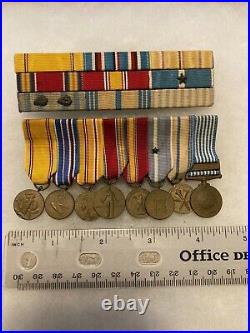 Authentic WWII US Army World War 2 Korean Victory Service Medals and Ribbons