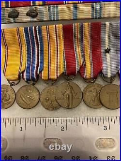 Authentic WWII US Army World War 2 Korean Victory Service Medals and Ribbons