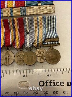 Authentic WWII US Army World War 2 Korean Victory Service Medals and Ribbons