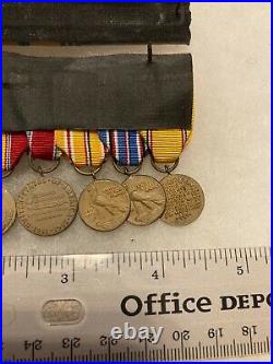 Authentic WWII US Army World War 2 Korean Victory Service Medals and Ribbons