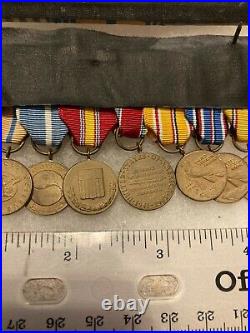 Authentic WWII US Army World War 2 Korean Victory Service Medals and Ribbons