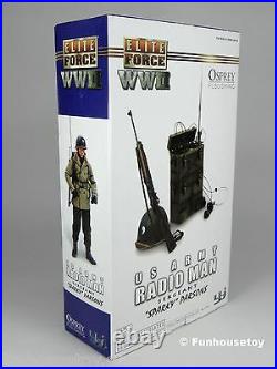 BBi Elite Force 12 WWII US Army RADIO Man SPARKY #21263 16 MIB NEW NOS