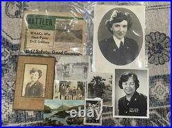 BIG LOT WW2 WWII Military US Army WAAC & Air Force USAAF Wasp Photos / Postcard
