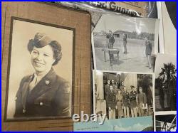 BIG LOT WW2 WWII Military US Army WAAC & Air Force USAAF Wasp Photos / Postcard