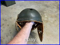 BIG SIZE WWII M1938 M38 US ARMY Tanker Tank Helmet WW2 USMC vehicle