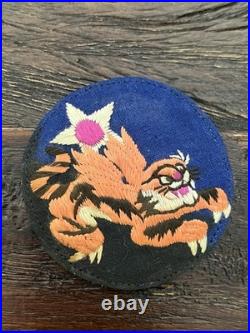 Beautiful Rare Reversed Tiger Wwii Ww2 Us Army Air Corps Catf Patch On Raw Silk Beautiful Rare Reversed Tiger Wwii Ww2 Us Army Air Corps Catf Patch On Raw Silk