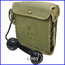 Belgium army Field Telephone TP-3 US Signal Corps fully Working