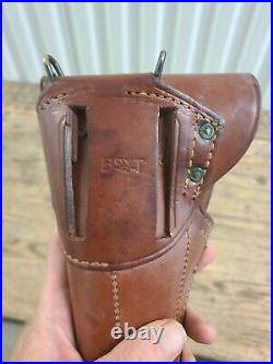Boyt 42 WW2 WWII US Army Military Colt 45 Leather Holster Made In England