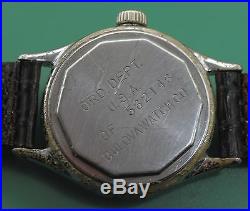Bulova WWII Vintage 1940's US Army Ordinance Watch Original Dial