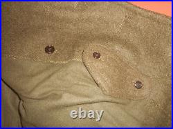 CANADA ARMY 1945 WWII OVERCOAT, WOOL, ROLL COLLAR (never used)