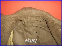 CANADA ARMY 1945 WWII OVERCOAT, WOOL, ROLL COLLAR (never used)