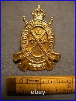 Canadian Infantry Corps Wwii Officer Cap Badge 1943 S. 25 Acer Army Gilt Finish