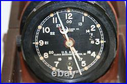 Chelsea M1 US Army Clock with Case #1635