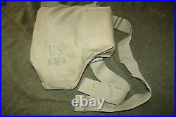 Choice Original WW2 U. S. Army Service Gas Mask, Hose, Filter & Carrier 1942 d