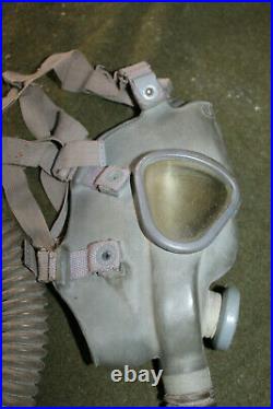 Choice Original WW2 U. S. Army Service Gas Mask, Hose, Filter & Carrier 1942 d