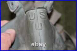 Choice Original WW2 U. S. Army Service Gas Mask, Hose, Filter & Carrier 1942 d
