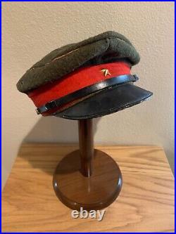 Clean Original WWII / WW2 Imperial Japanese Army Enlisted & Reservist Visor Cap