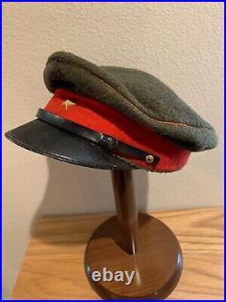 Clean Original WWII / WW2 Imperial Japanese Army Enlisted & Reservist Visor Cap
