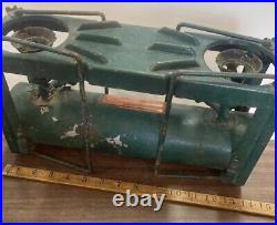 Coleman 523 Army Camp Stove AGMCO 1943 WWII Military Green Cook Stove Rare