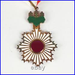 D1289 WWII Japanese Army Navy badge medal ORDER OF THE RISING SUN 3rd class