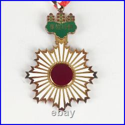 D1289 WWII Japanese Army Navy badge medal ORDER OF THE RISING SUN 3rd class