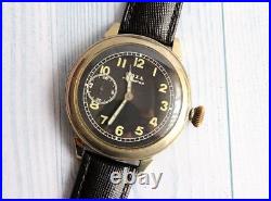 DOXA German Army WWII Vintage Military 1939 1945 men's mechanical Wristwatch