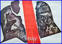 Defeat Nazi Germany Wehrmacht Luftwaffe 1983 Soviet Wwii Russian Army Poster