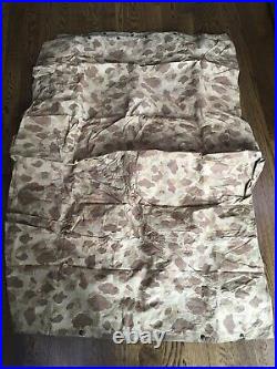 Early WWII USMC US army USN Reversible Camouflage Poncho Shelter Half