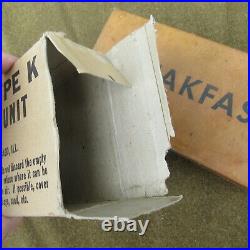 Early World War 2 U S Army K Ration, Breakfast In Original Non Camo Box