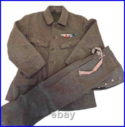 Former Japanese Army Type 3 Tunic Type 98 Trousers Winter Uniform WWII Original