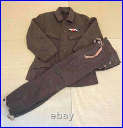 Former Japanese Army Type 3 Tunic Type 98 Trousers Winter Uniform WWII Original