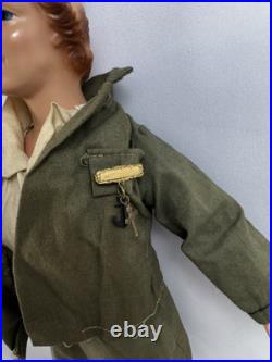 Fruendlich WAC Doll Composition Doll 1942 WWII Women's Army Original Uniform