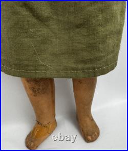 Fruendlich WAC Doll Composition Doll 1942 WWII Women's Army Original Uniform