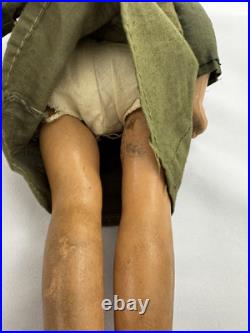 Fruendlich WAC Doll Composition Doll 1942 WWII Women's Army Original Uniform