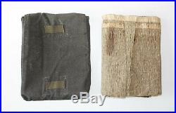 GERMAN ARMY WWII ORIGINAL GAS MASK CAPE IN THE POUCH marked