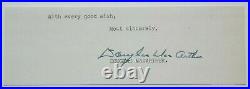 General Douglas MacArthur Signed Autograph General Of The Army World War II