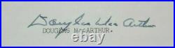 General Douglas MacArthur Signed Autograph General Of The Army World War II