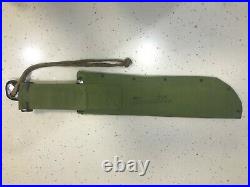 Genuine WW2 Machete with Canvas New Sheath Australian Army Bakelite War Knife