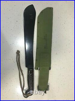 Genuine WW2 Machete with Canvas New Sheath Australian Army Bakelite War Knife