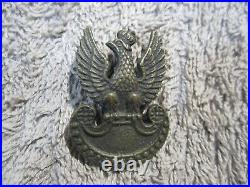 Genuine WW2 era POLISH Army Cap Eagle Badge Poland POLSKA Monte Cassino Battle 5
