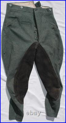 German Original WWII Army Field Issue Combat Officer's Trousers