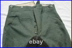 German Original WWII Army Field Issue Combat Officer's Trousers