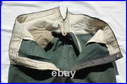 German Original WWII Army Field Issue Combat Officer's Trousers