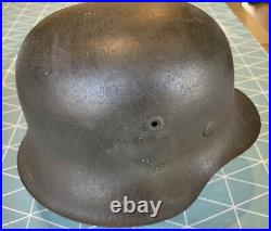 German WW2 Heer M42 helmet EF64 Double Decal With Original Liner